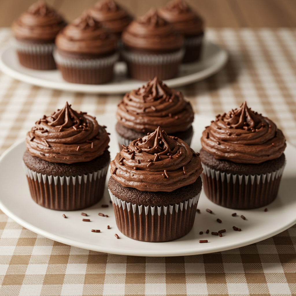  컵 초콜릿 케이크