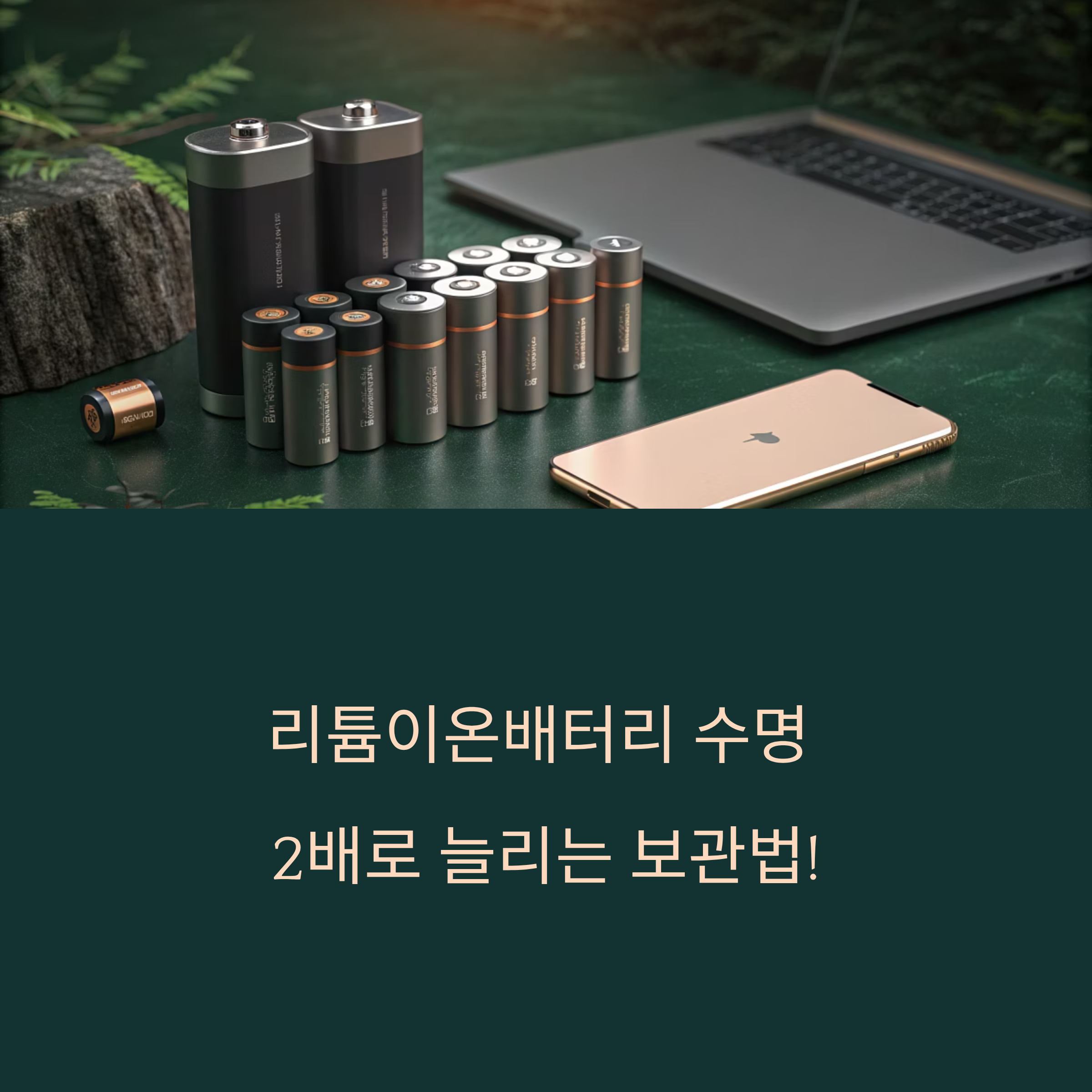 리튬이온배터리 오래 쓰는 보관법 총정리