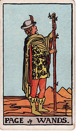 마이너 카드 완드 시종(Page of Wands) 정방향 역방향 해석