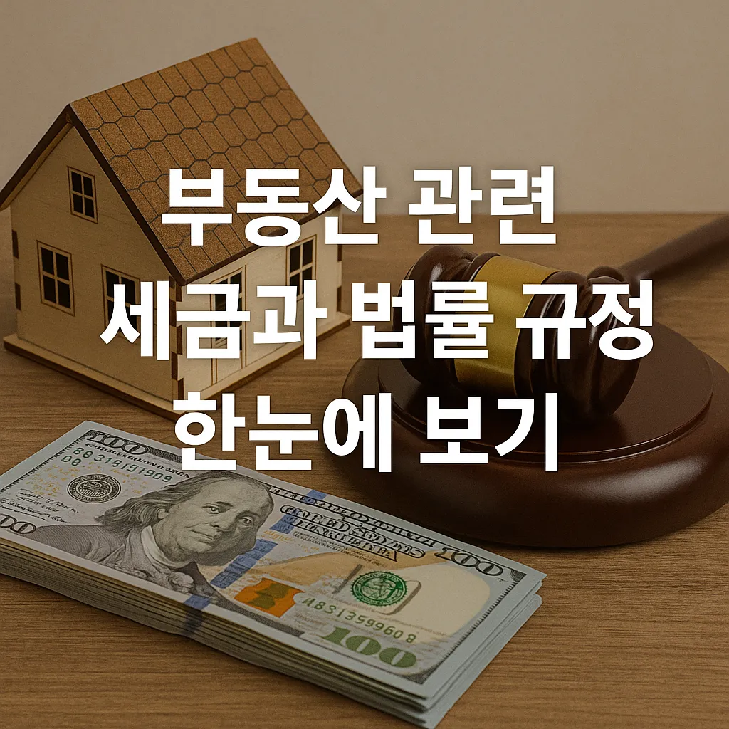 부동산 관련 세금과 법률