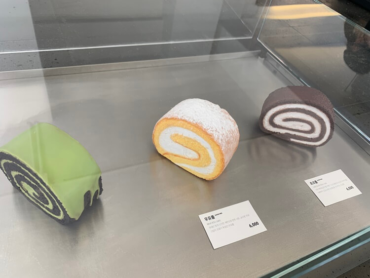 롤케이크 종류 및 가격