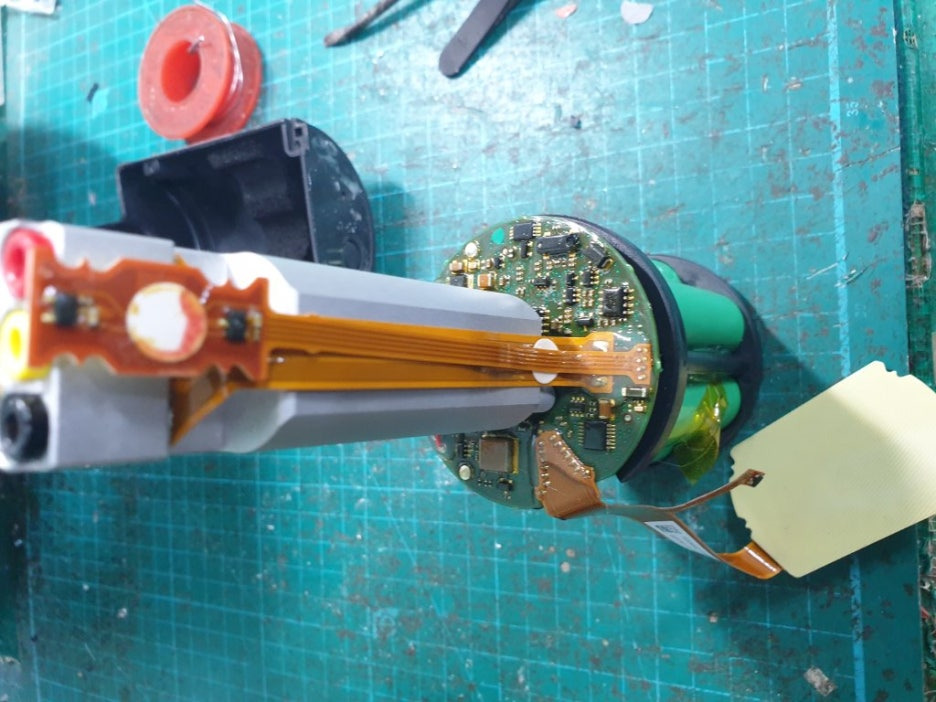 삼성 고방전 INR18650-25R셀 연결