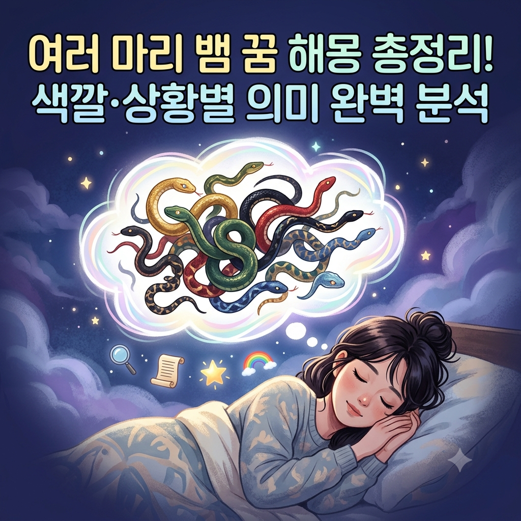 여러 마리 뱀 꿈