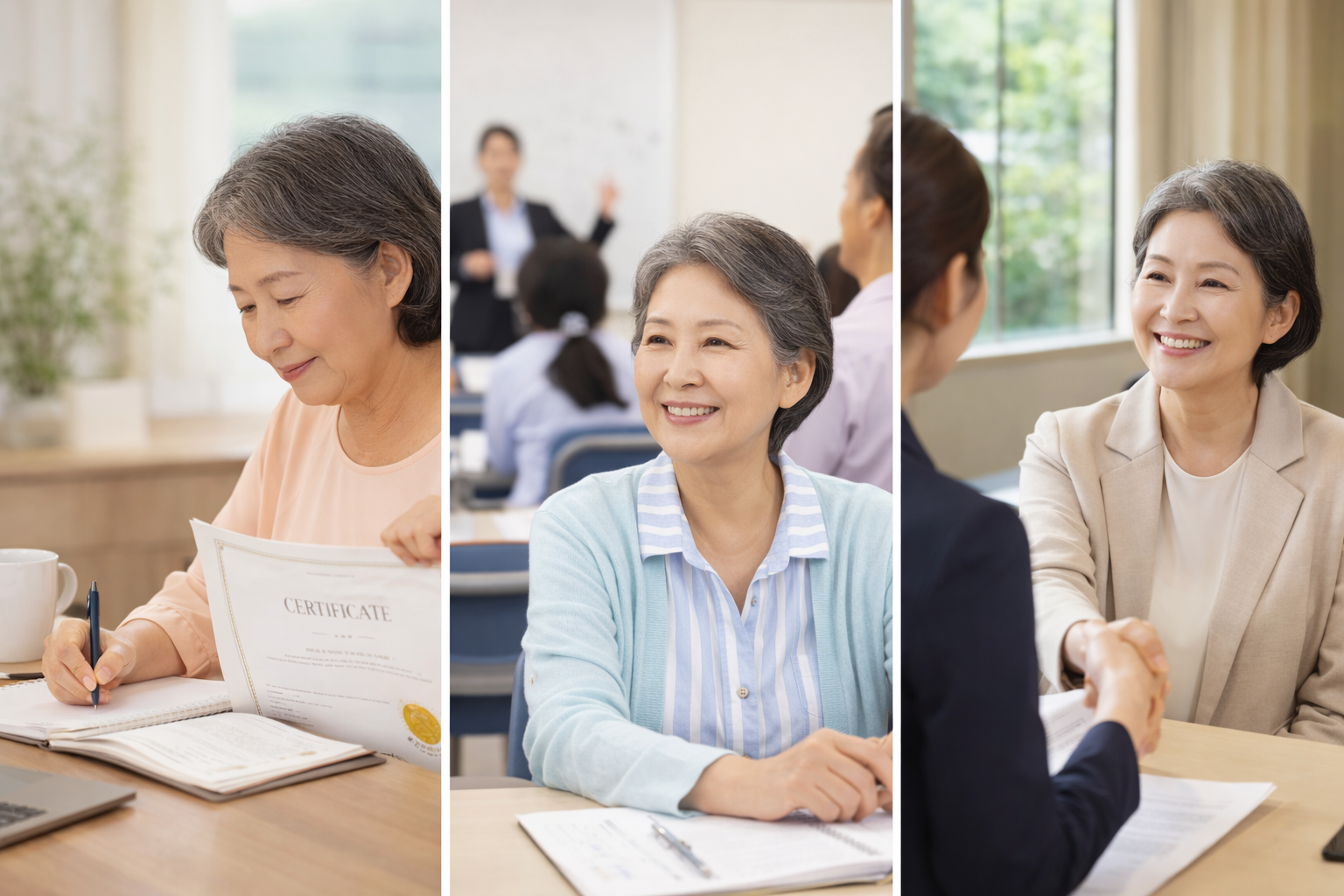 60대 여성 자격증 추천｜지금 시작할 수 있는 현실적인 선택