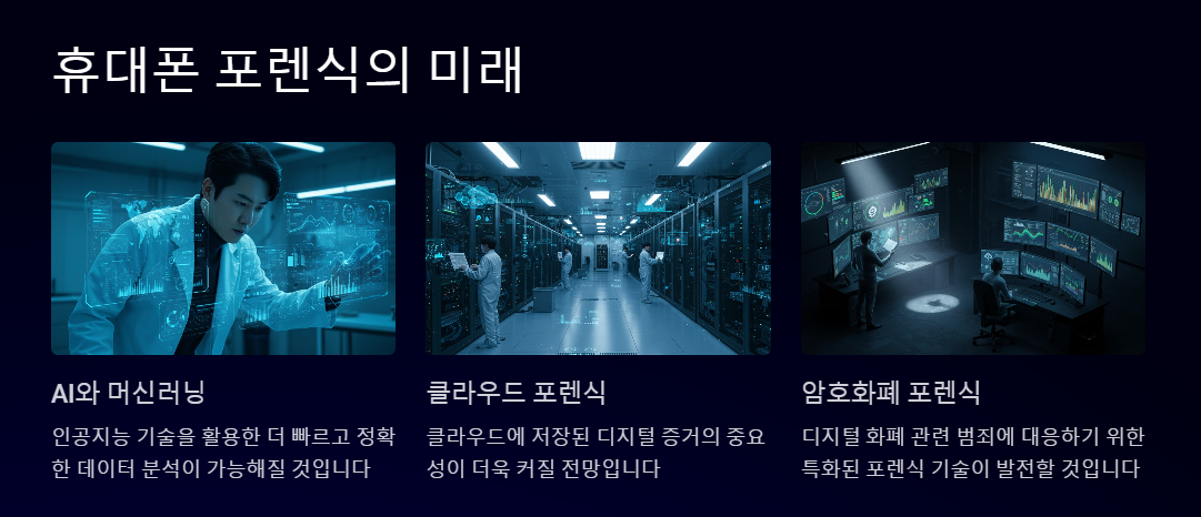 휴대폰 포렌식의 미래