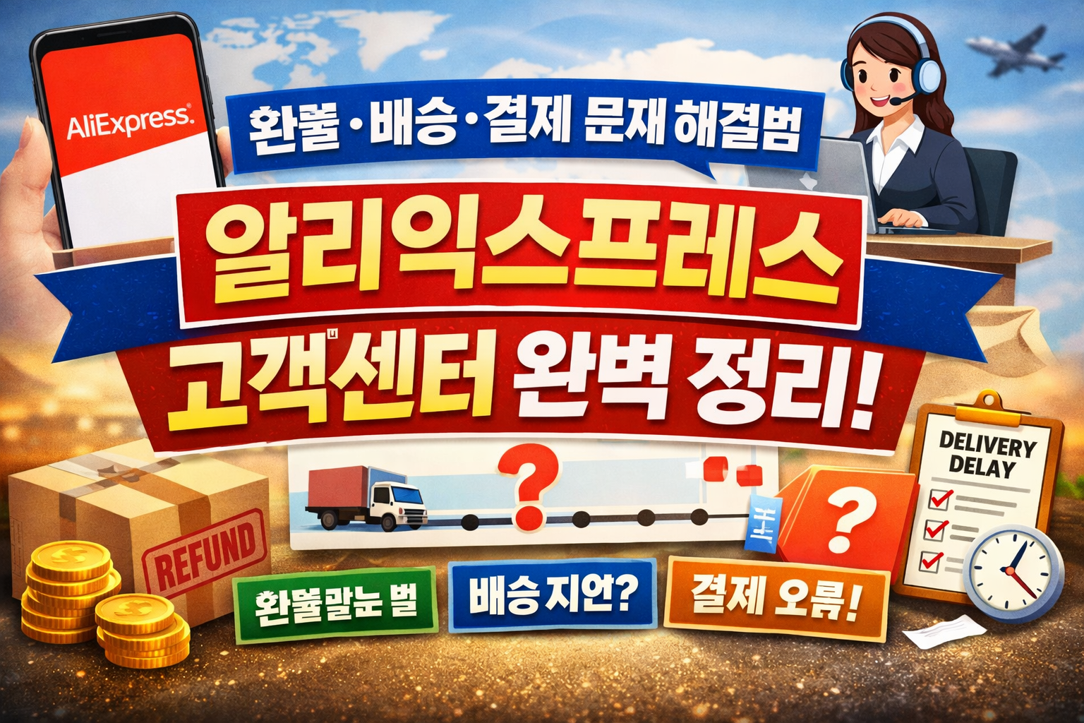 알리익스프레스 고객센터 바로가기 환불&middot;배송&middot;결제 문제 해결 방법 총정리 (2026)