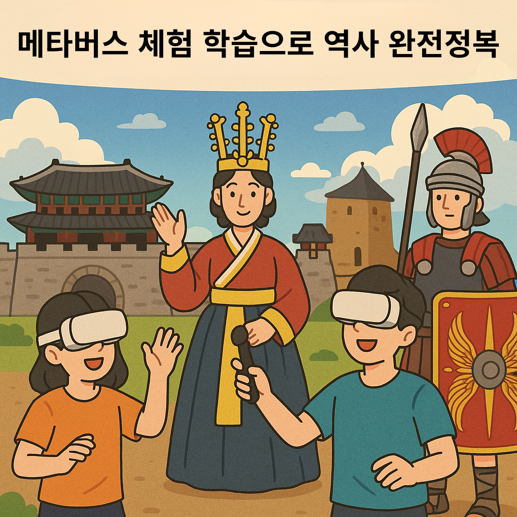 메타버스 체험 학습으로 역사 완전정복