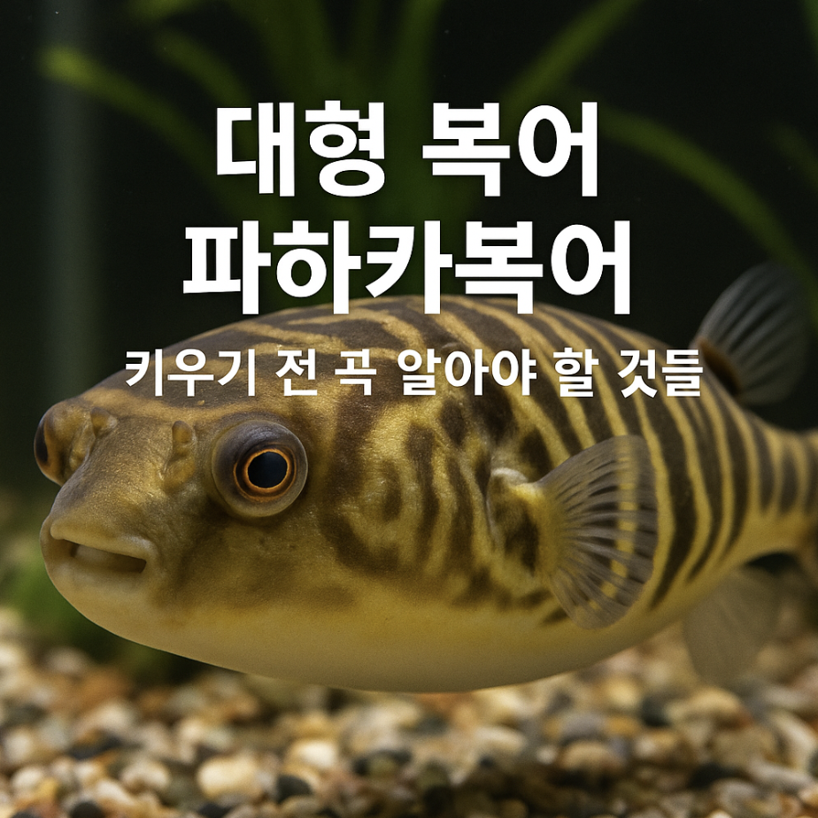 대형 복어 파하카복어, 키우기 전 꼭 알아야 할 것들