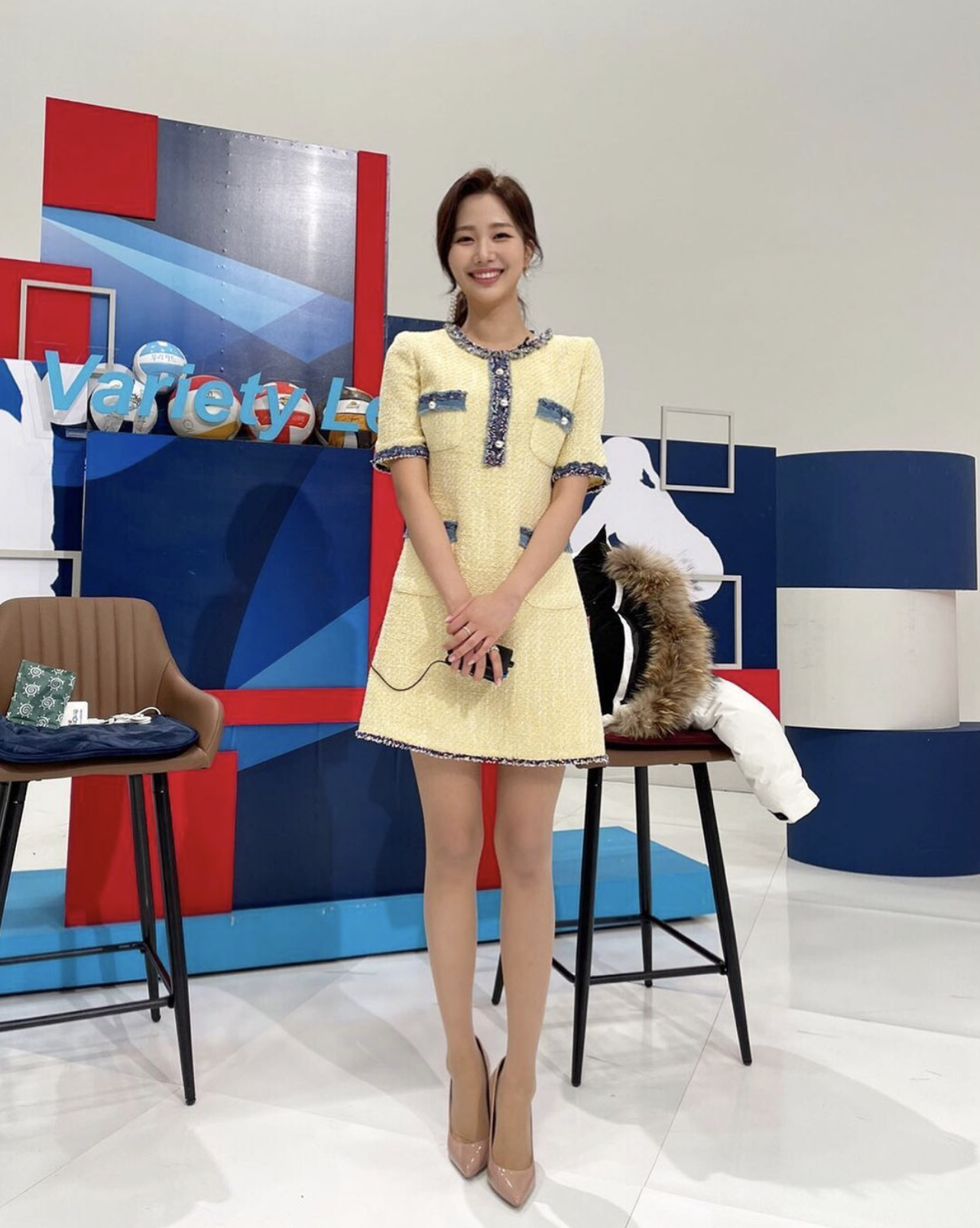 김가현 원피스 다리 각선미