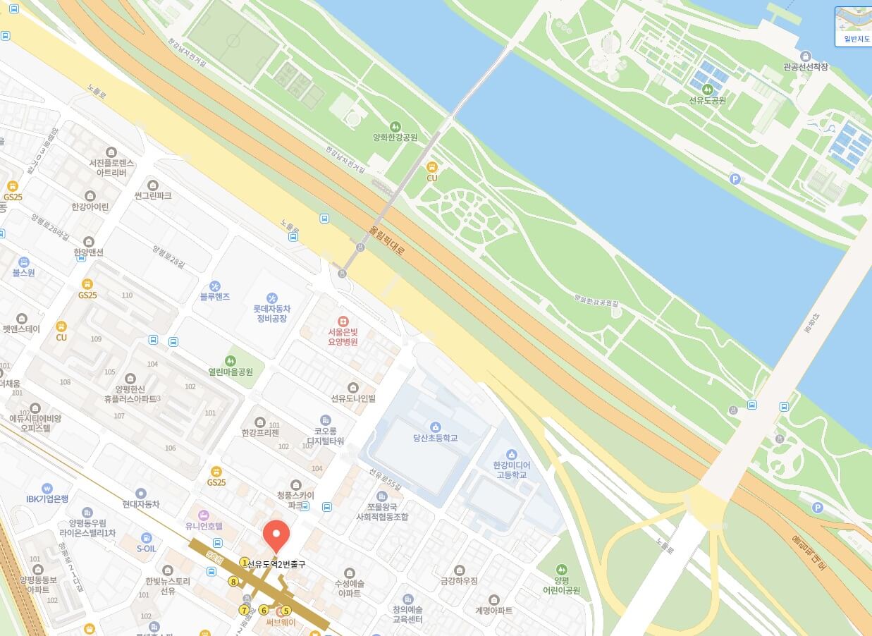 선유도공원 가는 방법