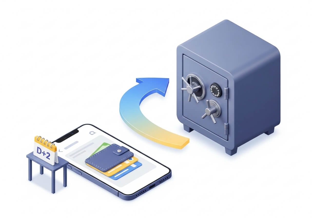 주식 예수금 인출