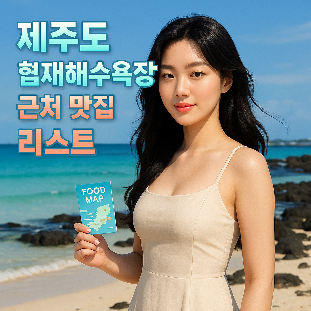 2025년 제주도 협재해수욕장 근처 맛집 지도