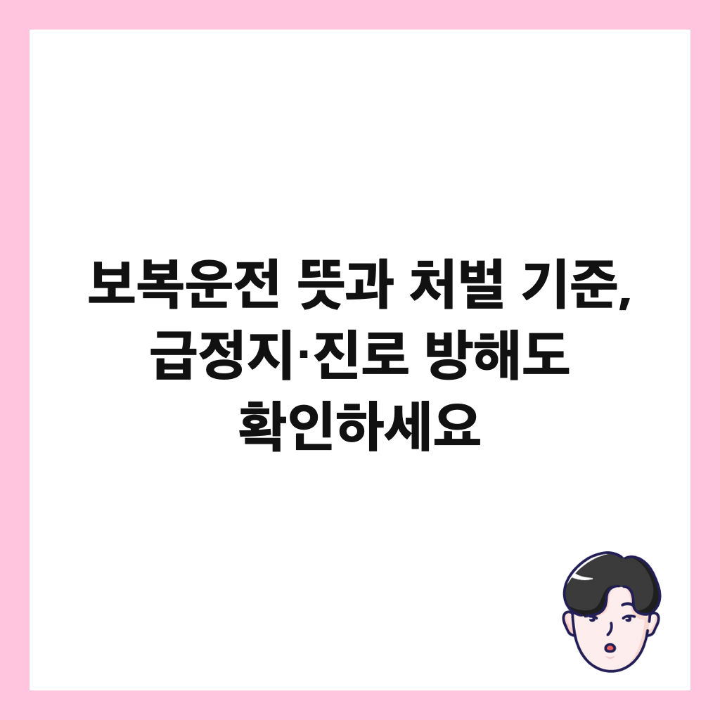 ๋ณด๋ณต์ด์ ๋ป๊ณผ ์ฒ๋ฒ ๊ธฐ์ค, ๊ธ์ ์ง·์ง๋ก ๋ฐฉํด๋ ํ์ธํ์ธ์ ์ธ๋ค์ผ