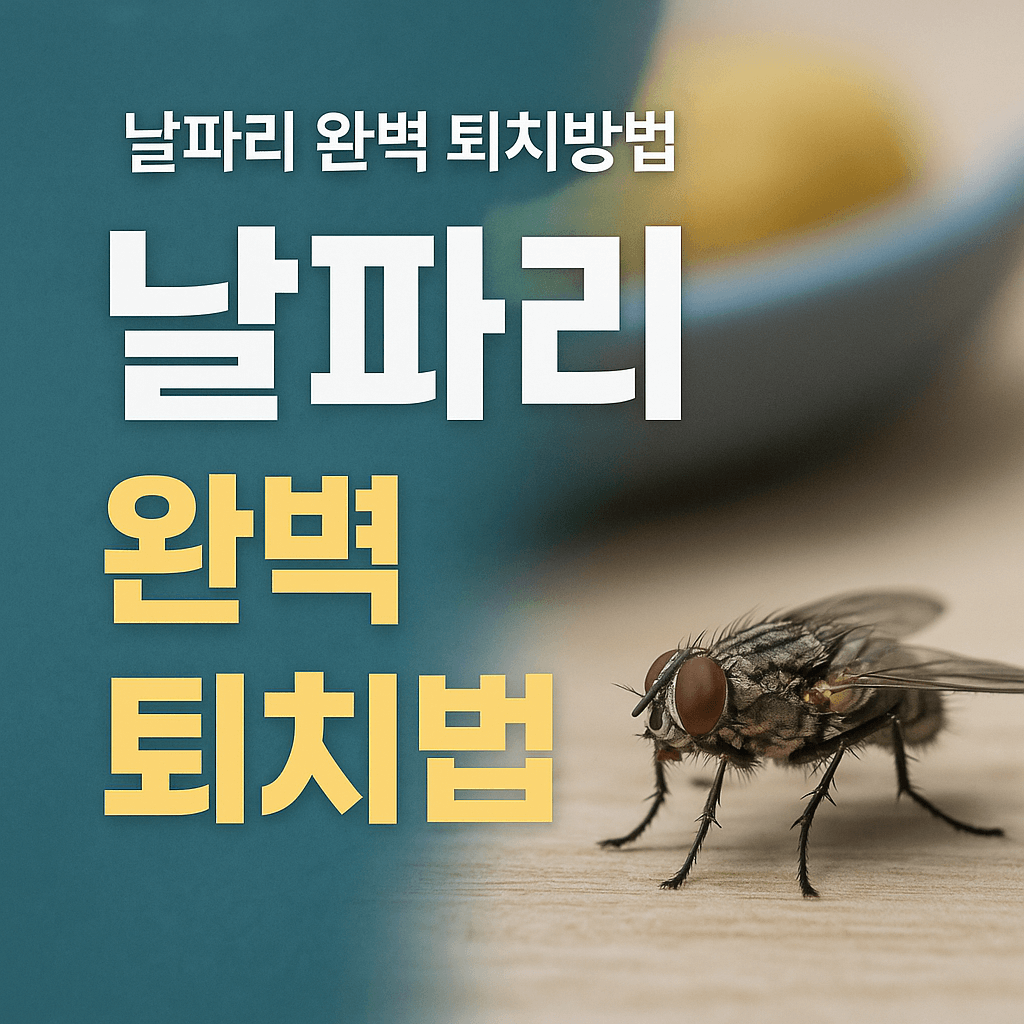 날파리 퇴치를 위한 방법