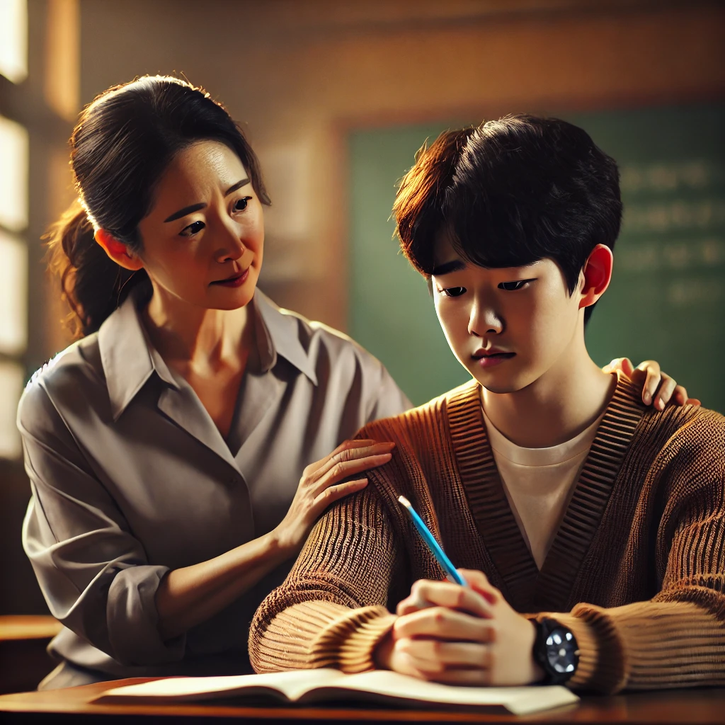 수업을 놓친 아이일 뿐 이미지