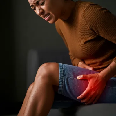 배드민턴을 하고 앞 허벅지에 통증6