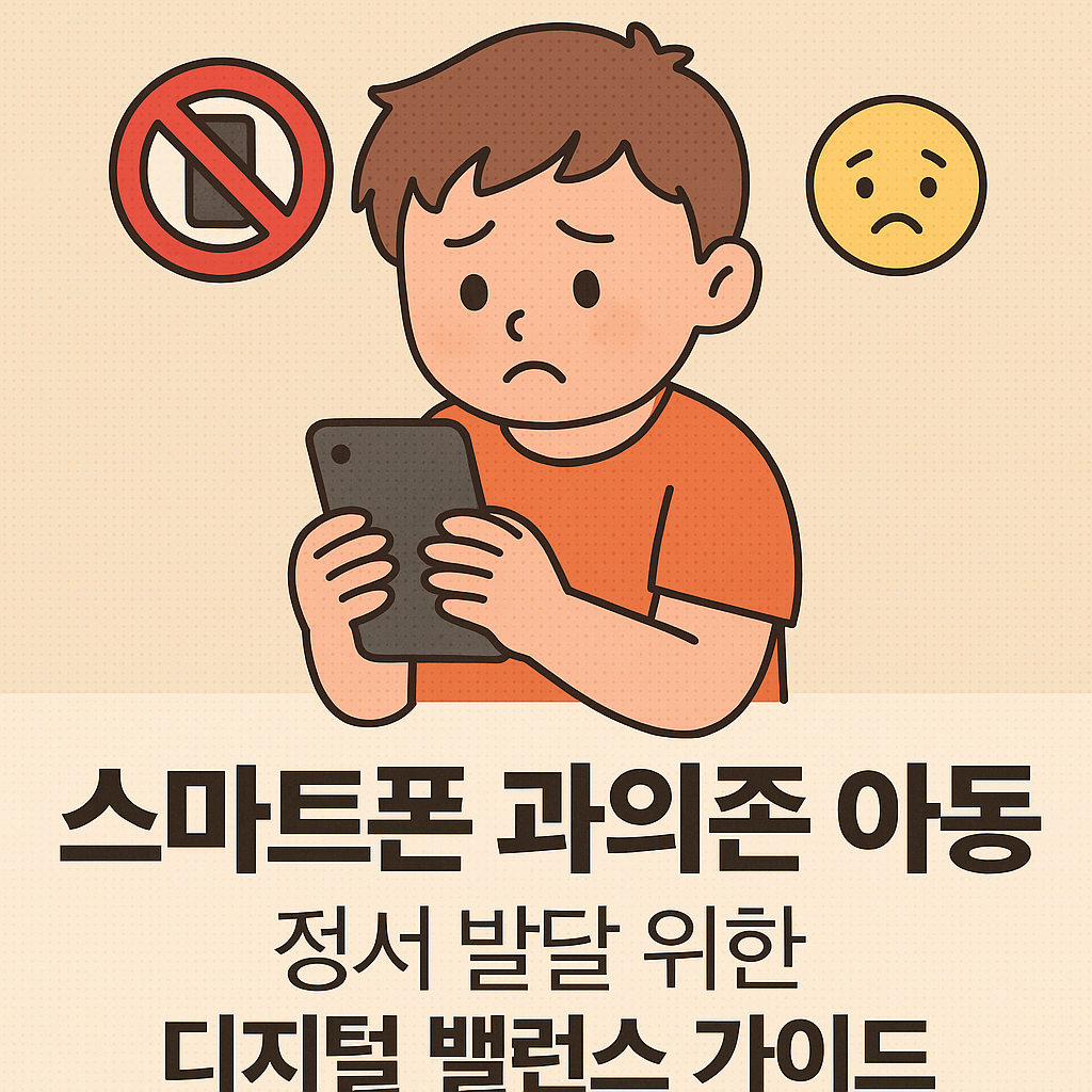 아동 스마트폰 과의존, 정서 회복 가이드