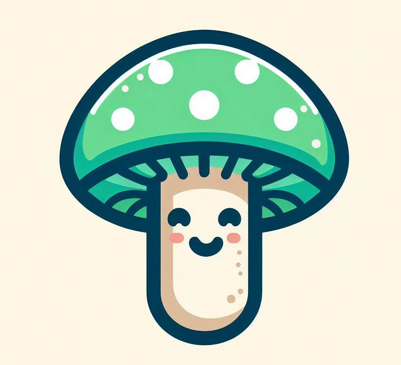 양송이버섯 아이콘