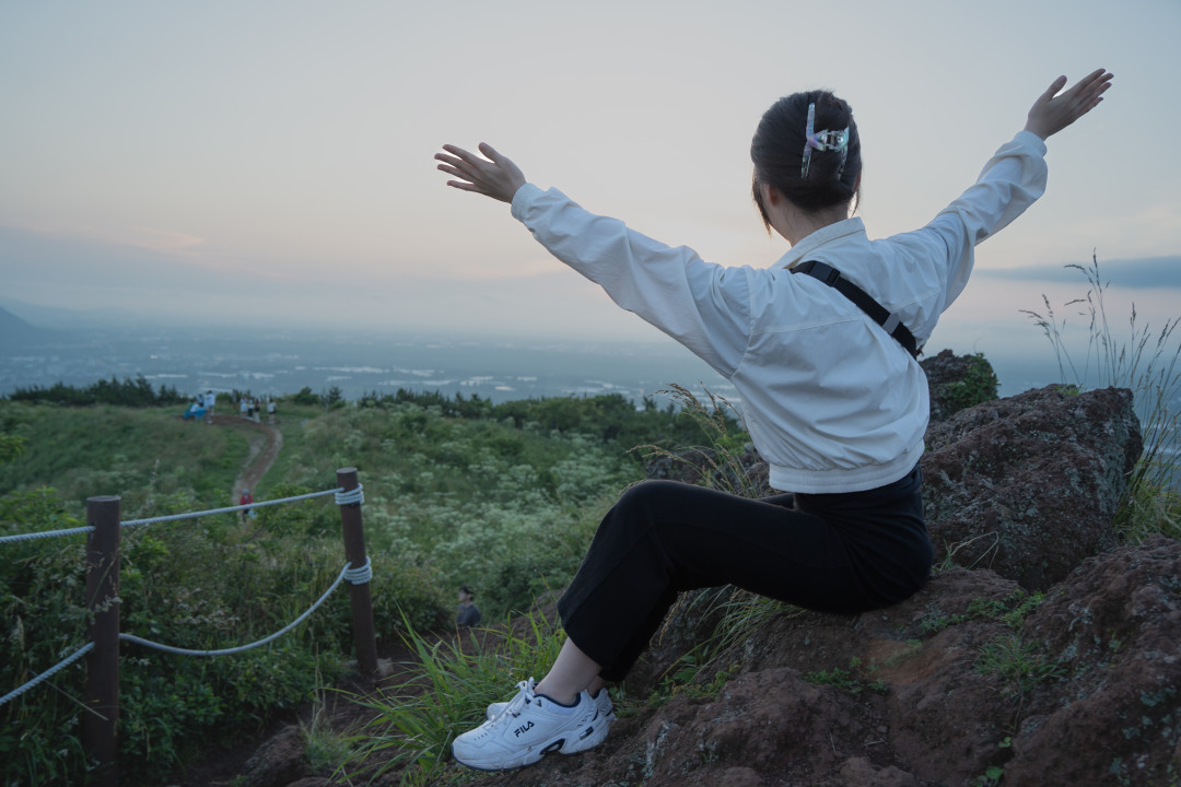 군산 오름 인증샷
