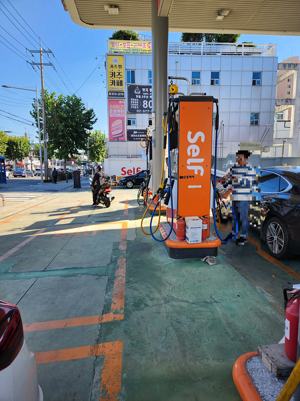 한신주유소-셀프휘발유기계