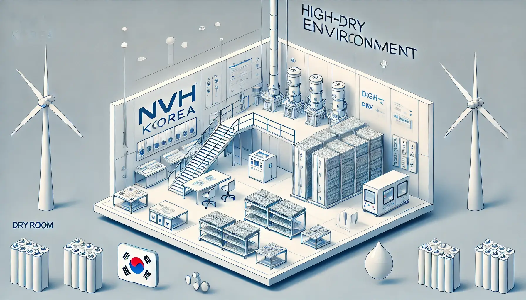 자동차 배터리 드라이룸 사업