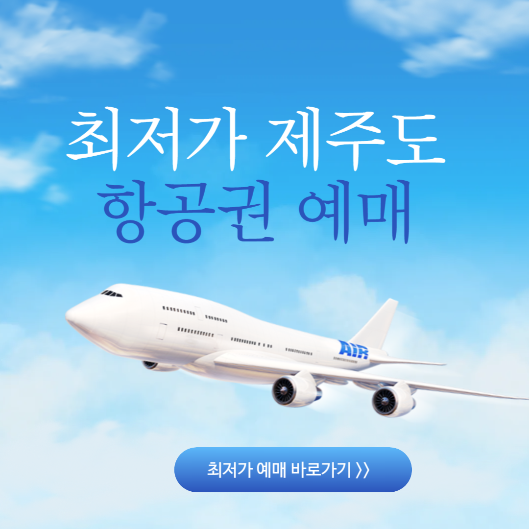 최저가 제주도 항공권 예매