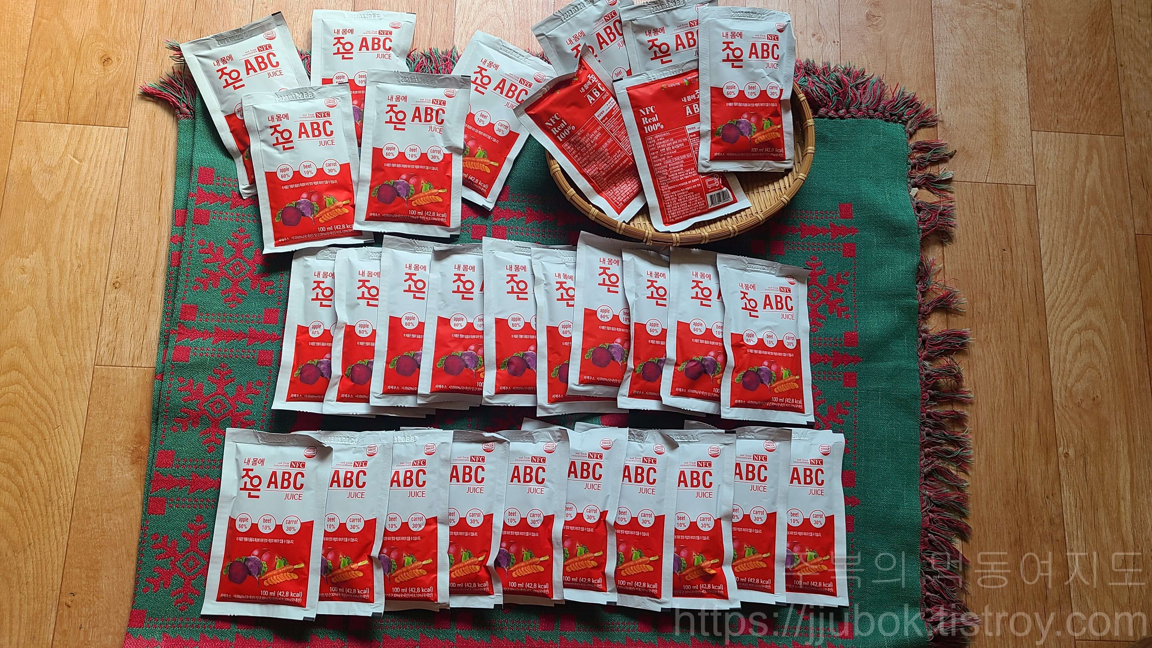 내-몸에-조은-ABC-주스-개수