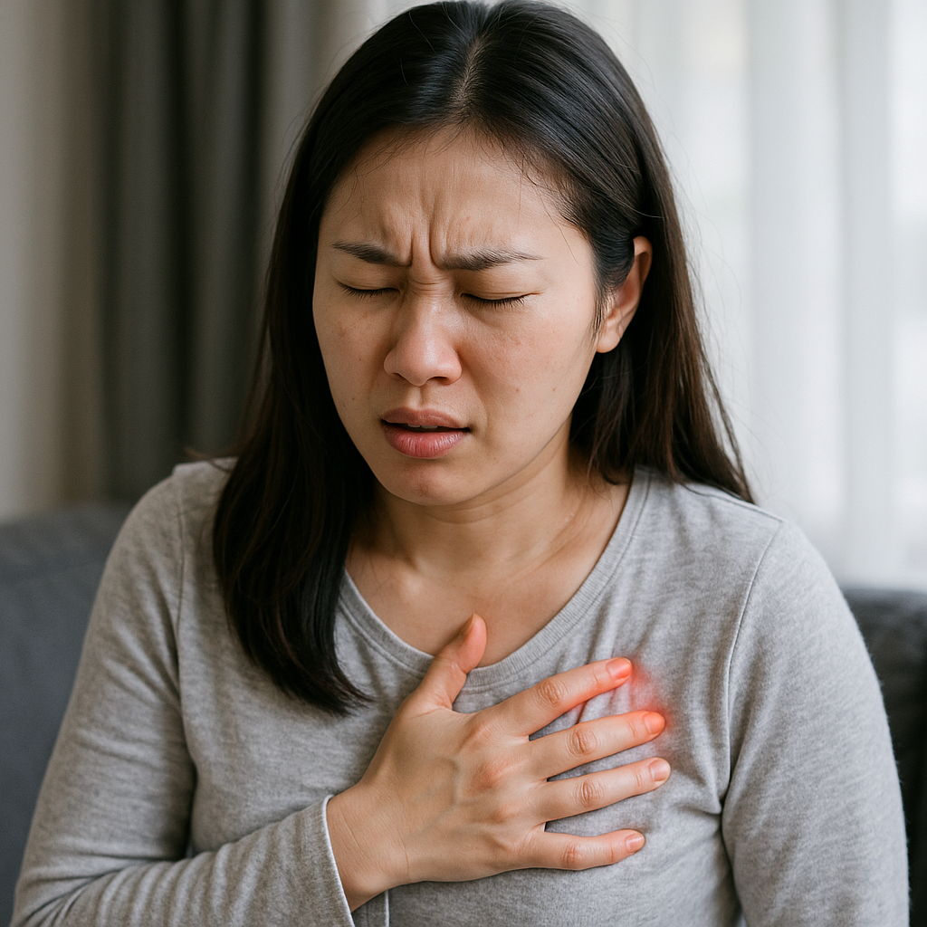 가슴이 콕콕찌르는증상
