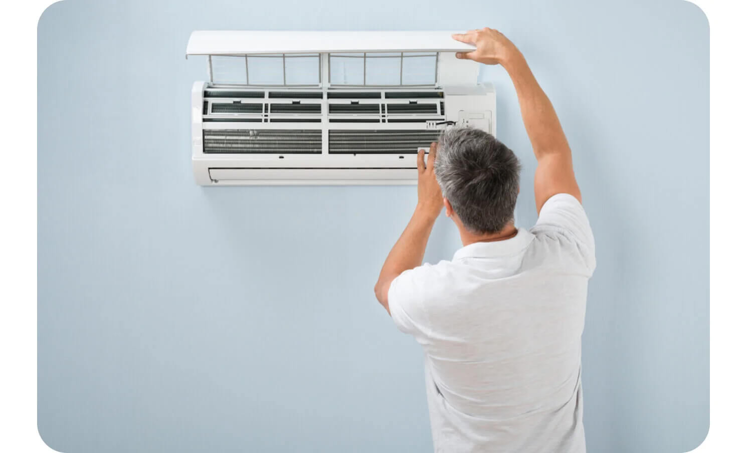 벽걸이 에어컨 청소법 따라 했더니 새 것 같아요