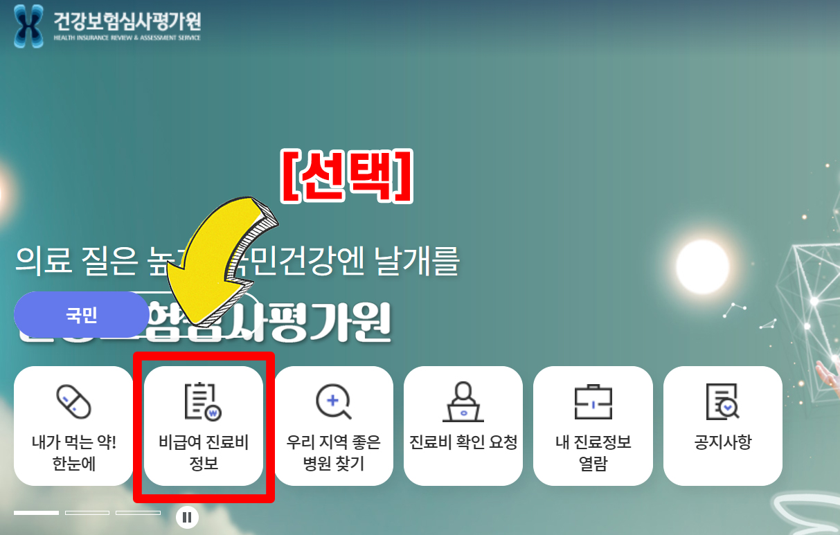 임플란트 가격비교 사이트 - 건강보험 심사 평가원 홈페이지
