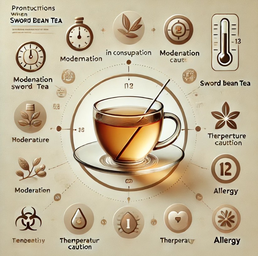 작두콩차 섭취 시 주의사항