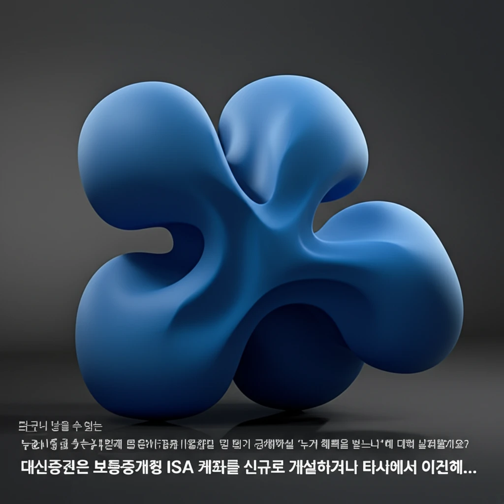 대신증권 중개형 ISA 개설 혜택과 ..