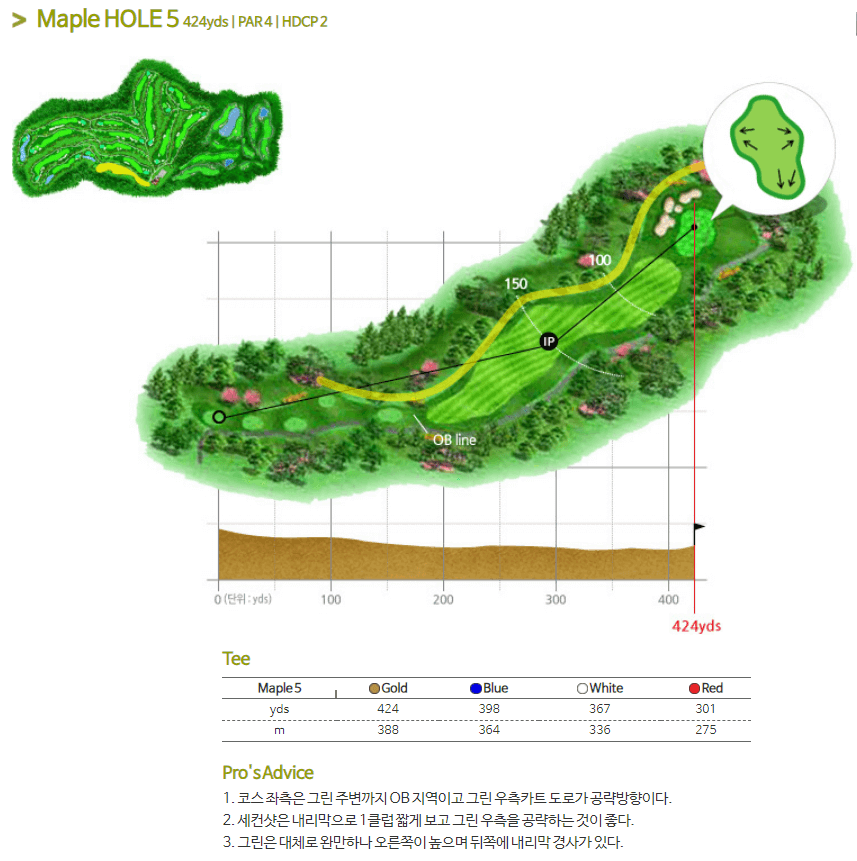 가평베네스트 골프클럽 메이플코스 5