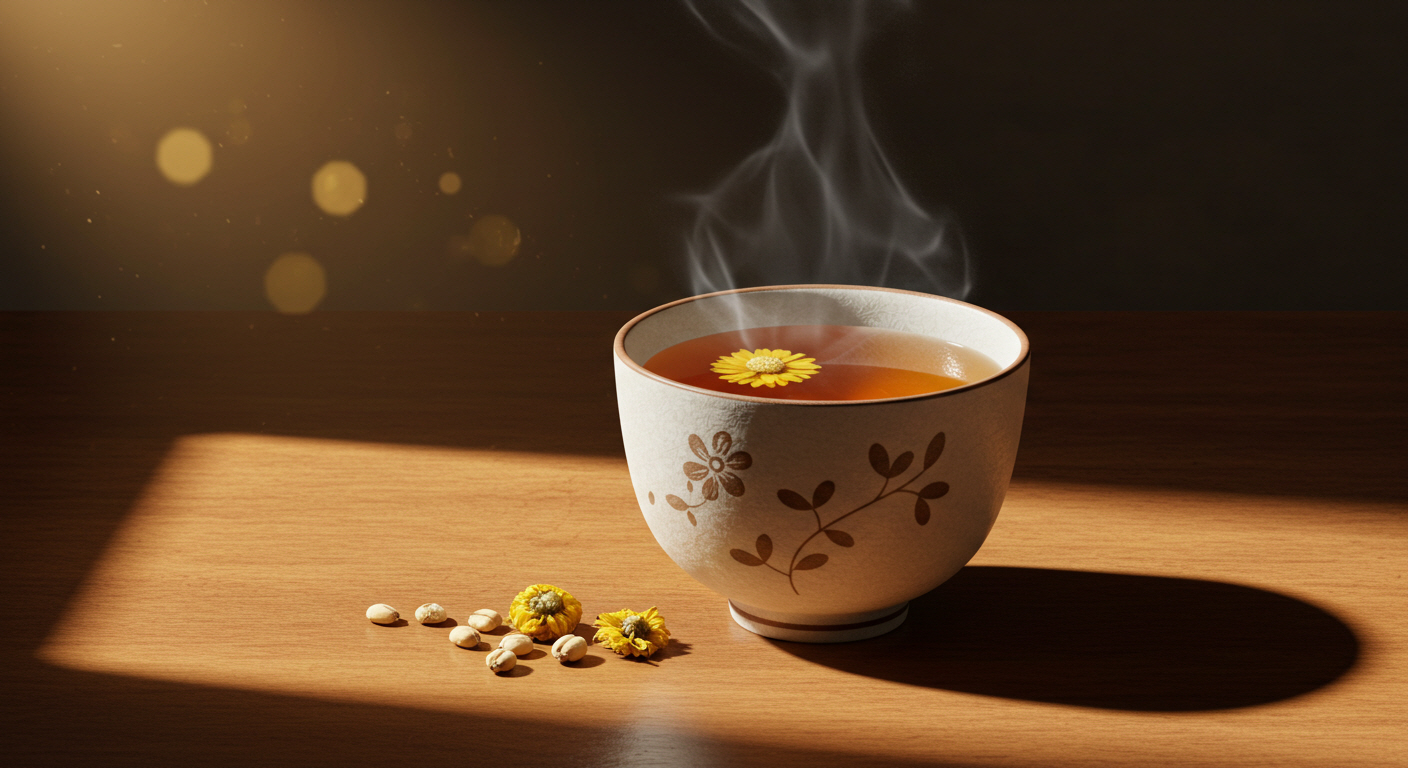 따뜻한 허브차 이미지