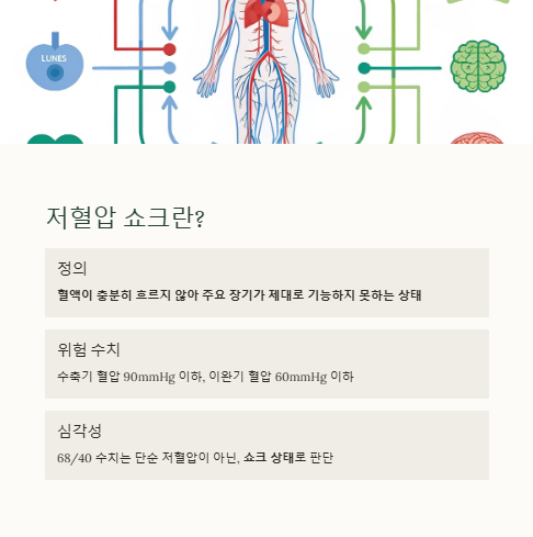 저혈압 쇼크란?