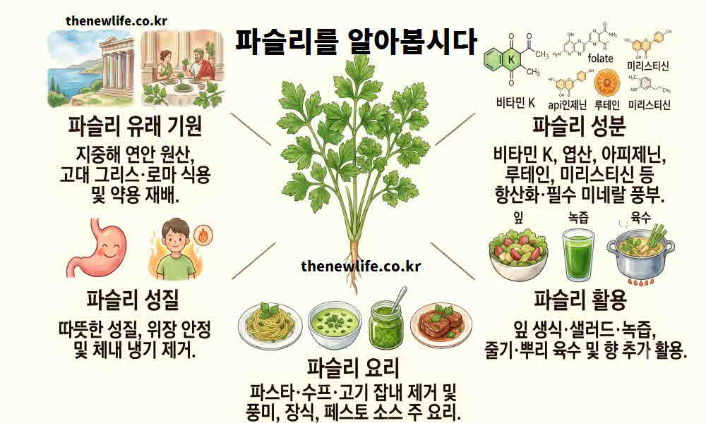 파슬리 효능 기본정보