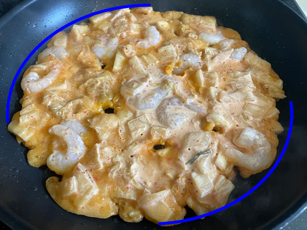 김치전 맛있게 하는 법 - 부치기