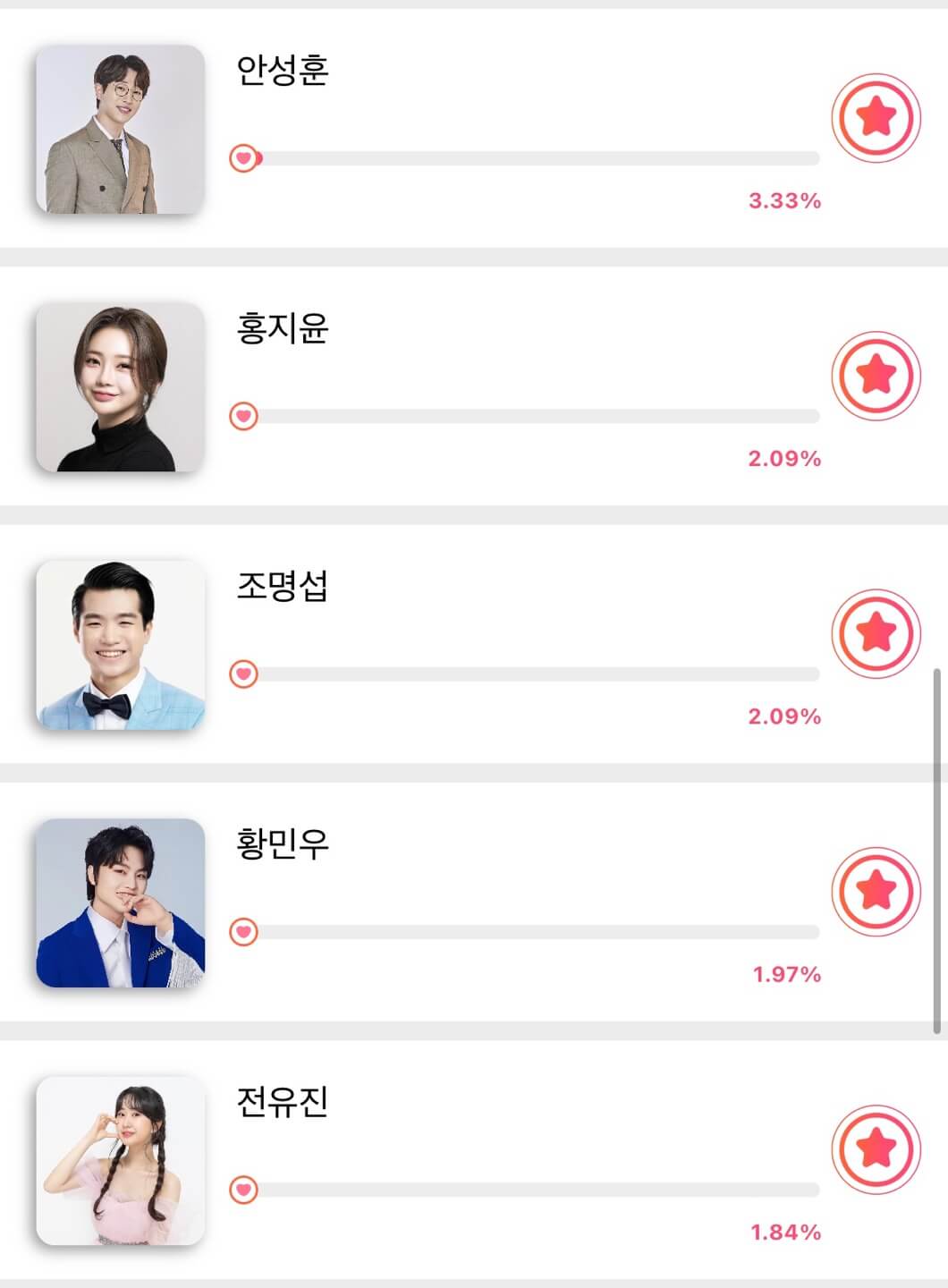 트롯뮤직어워즈 투표