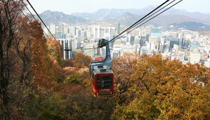 남산타워-가는길-케이블카
