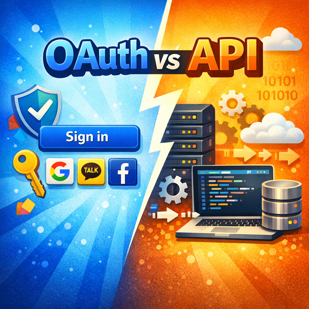 OAuth와 API의 본질적 차이 (기술 vs 정책)