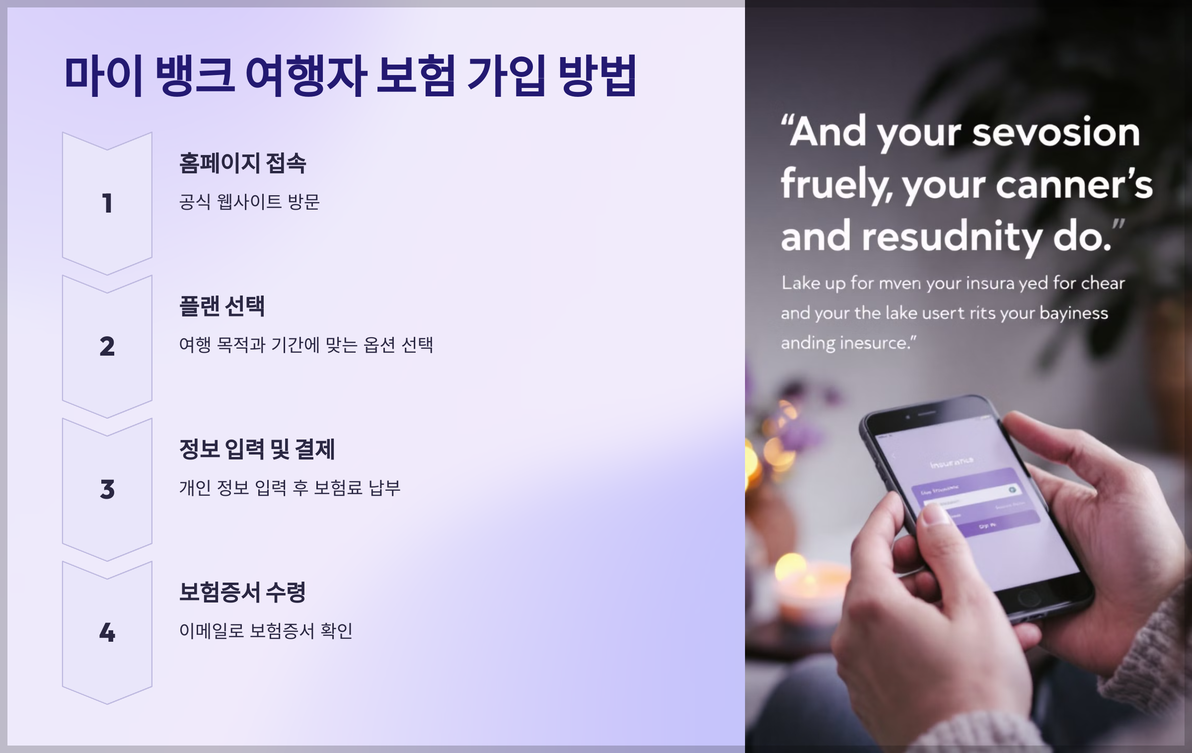 마이 뱅크 여행자 보험