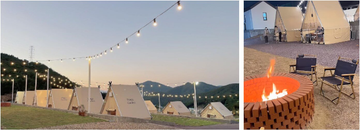 김해 필립스가든-고기집-불멍-캠핑