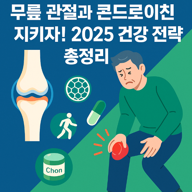 무릎 관절 건강-콘드로이친 주목