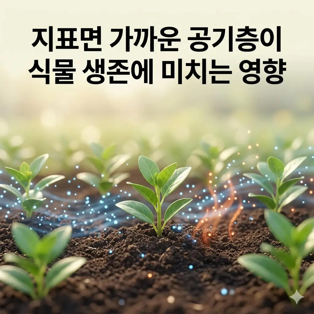 지표면 가까운 공기층이 식물 생존에 미치는 영향