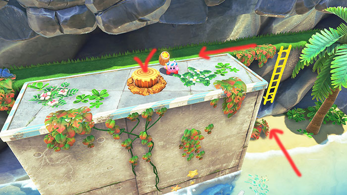 별의 커비 디스커버리 널찍널찍비치 공략