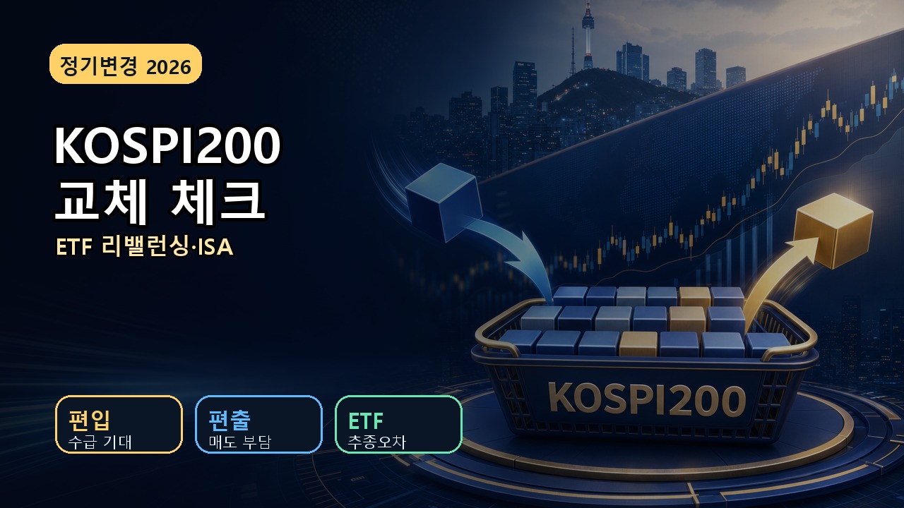 코스피200 정기변경 2026 KOSPI200 ETF 리밸런싱 썸네일