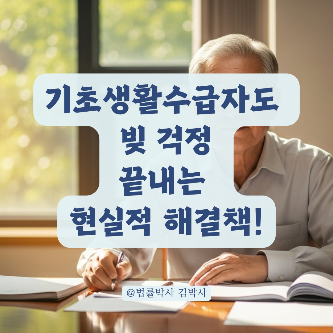 기초생활수급자도 신청 가능한 신속면책제도, 절차와 자격 요약 정리.