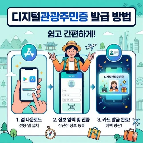 디지털관광주민증 발급 방법 ❘ 국내 여행 경비 절감과 혜택 총정리