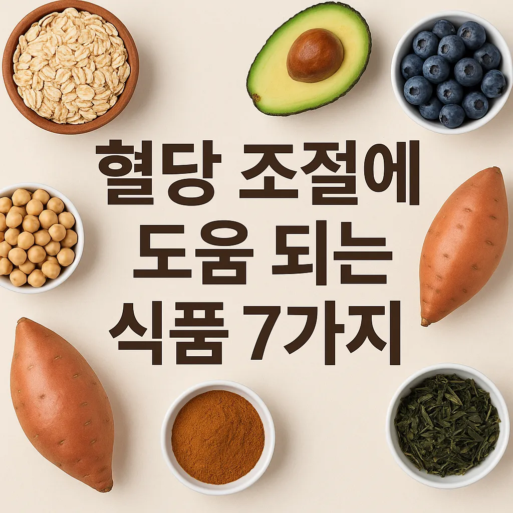 혈당 조절에 도움 되는 식품 7가지