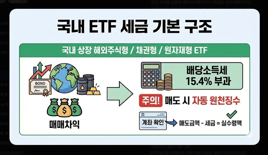 국내 ETF 세금 완벽 정리 [2026년 개정] 유형별 과세&middot;ISA 절세&middot;종합과세 대비법